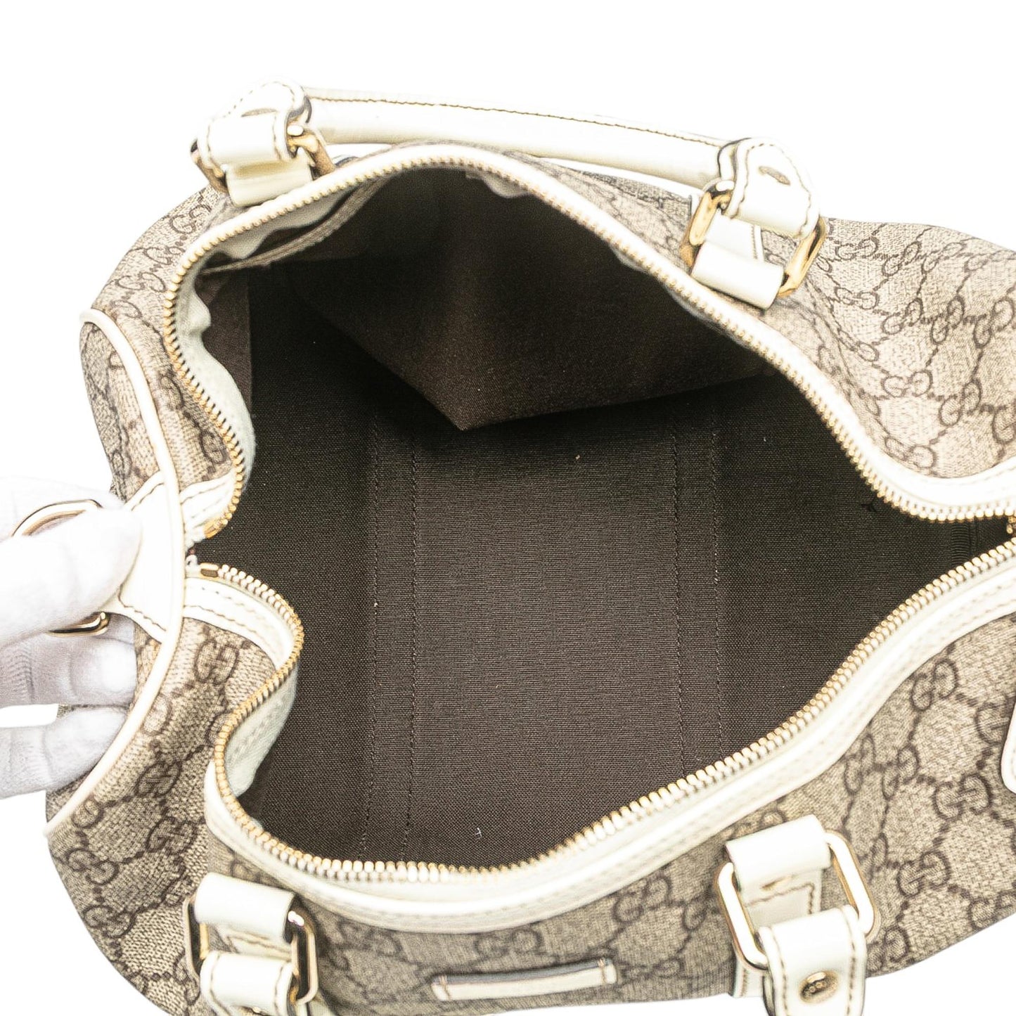 Gucci Medium GG Supreme Joy Boston Bag