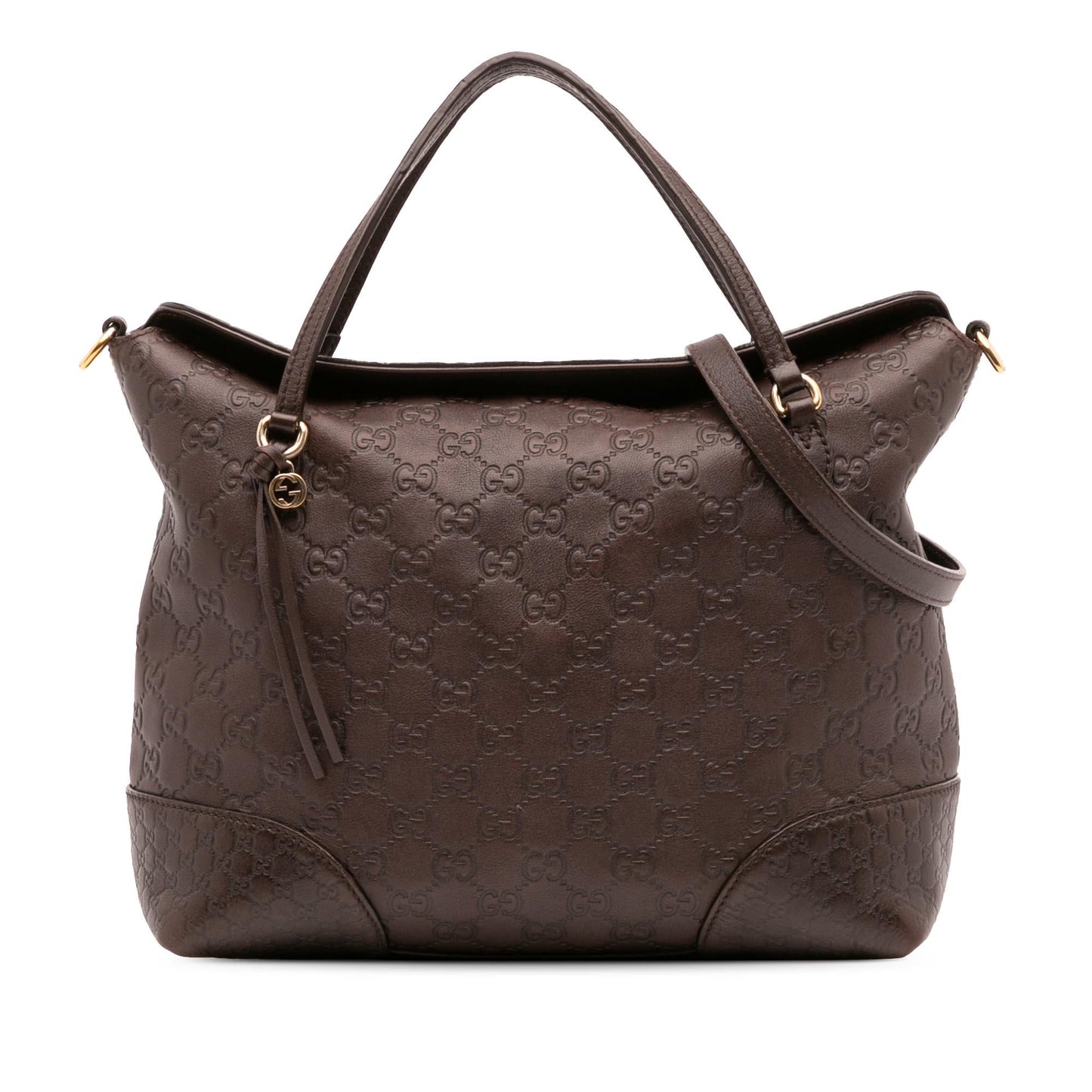 Gucci Medium Guccissima Bree Fold Over Tote