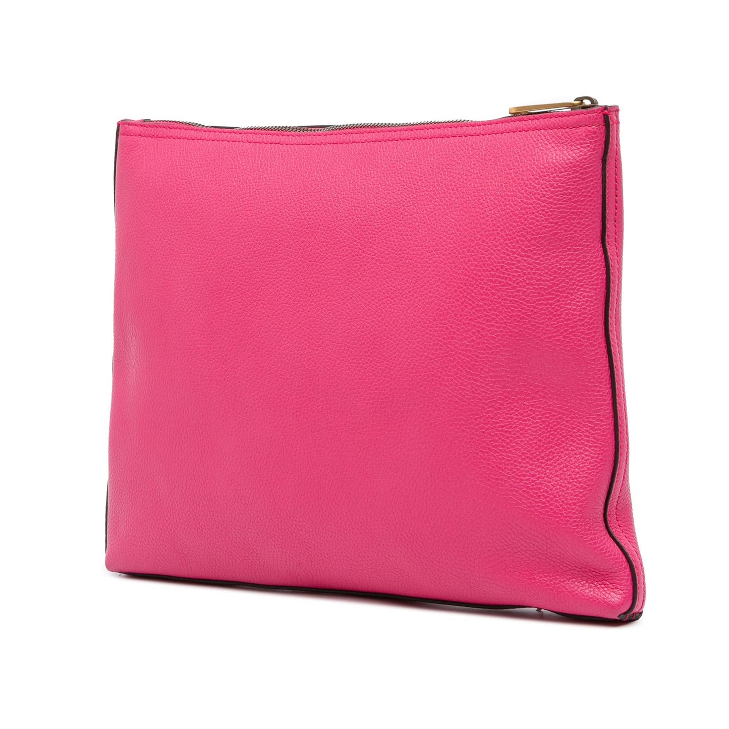 Gucci Medium Leather Logo Portfolio Clutch