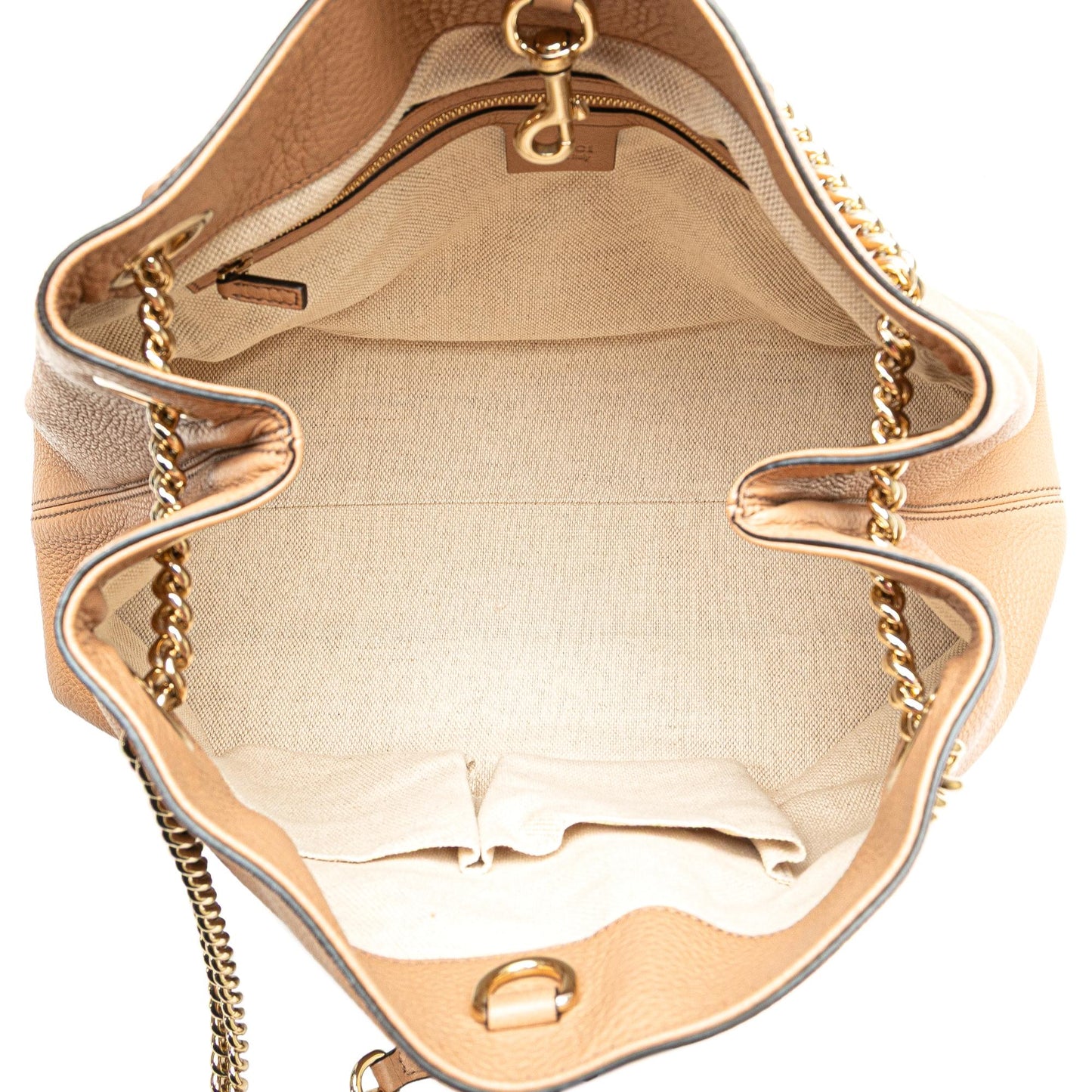 Gucci Medium Leather Soho Chain Tote