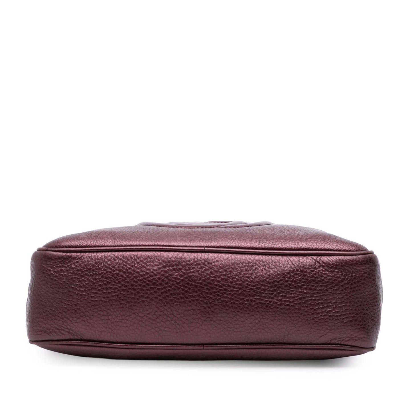 Gucci Metallic Leather Soho Chain Zip Shoulder Bag