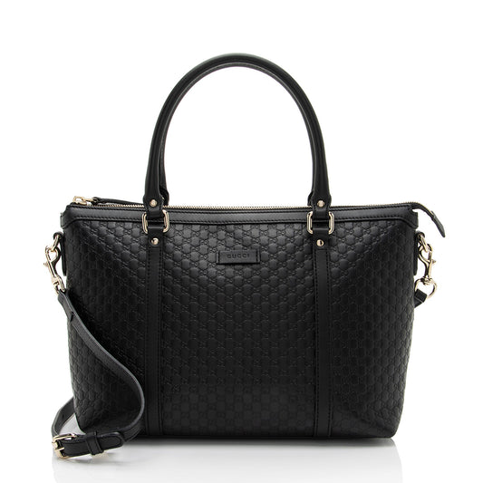 Gucci Microguccissima Leather Joy Small Zip Tote (SHF-TjfjYX)