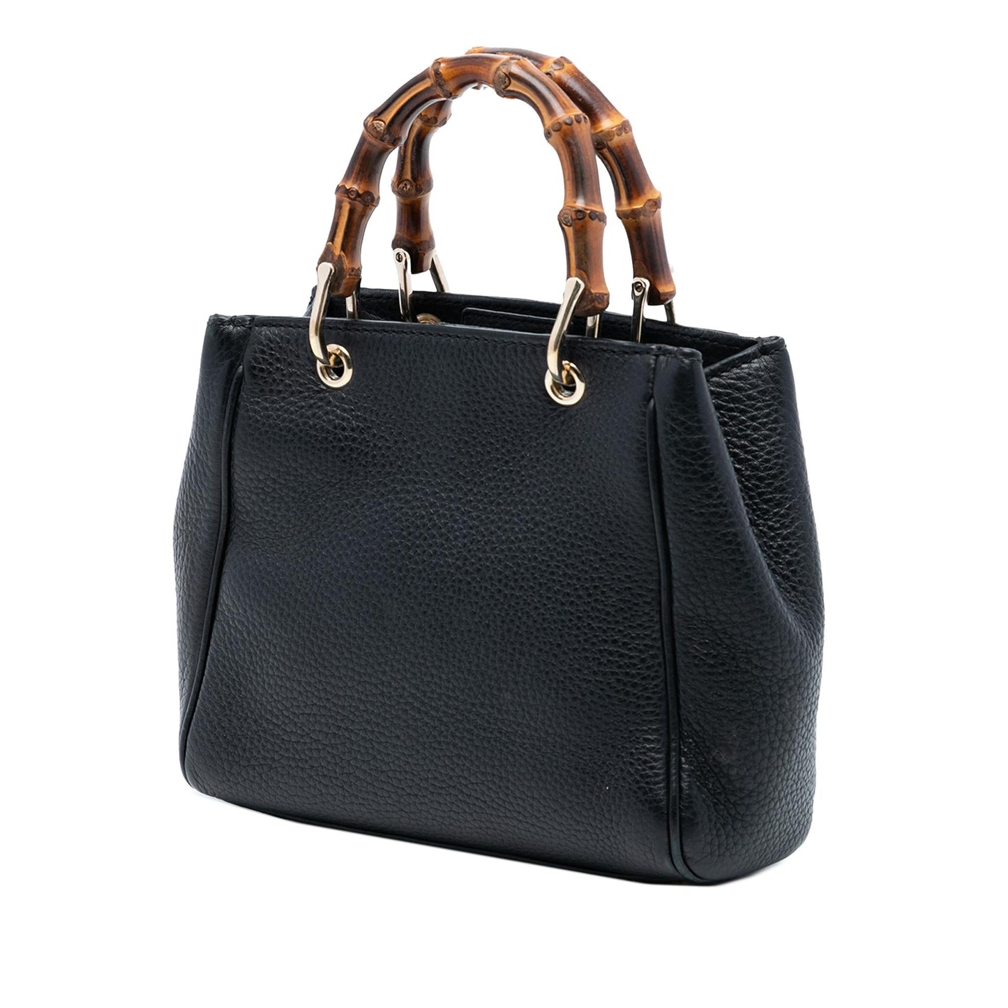 Gucci Mini Calfskin Bamboo Shopper Satchel