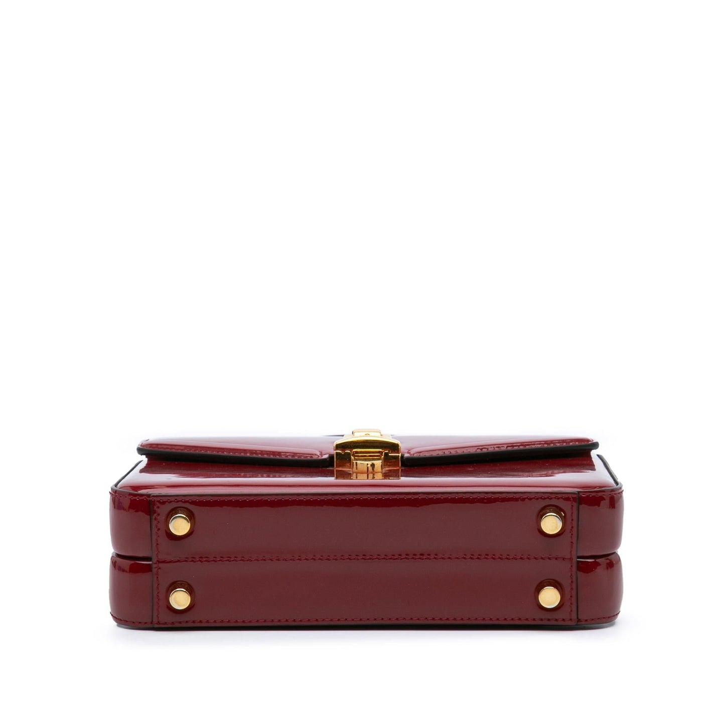 Gucci Mini Patent Sylvie 1969 Top Handle Bag