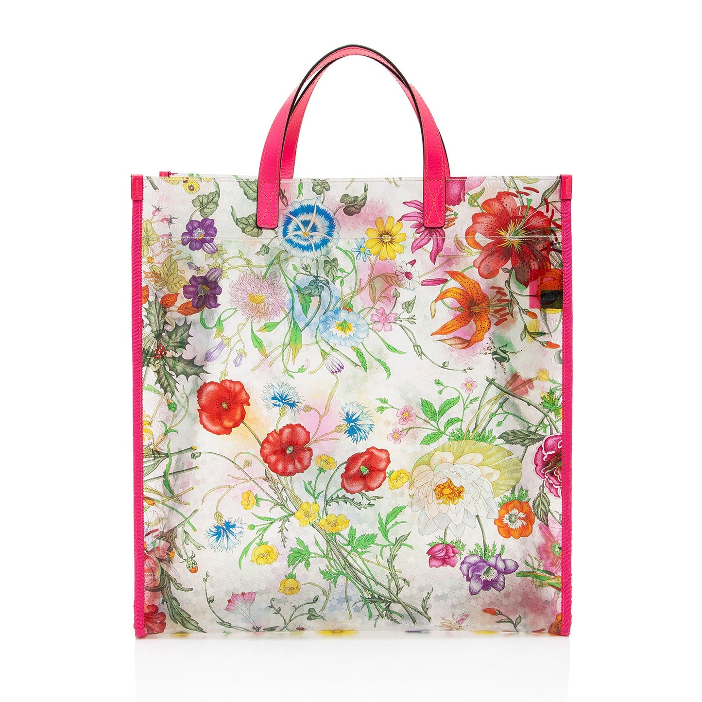 Gucci PVC Leather Flora Tote - FINAL
