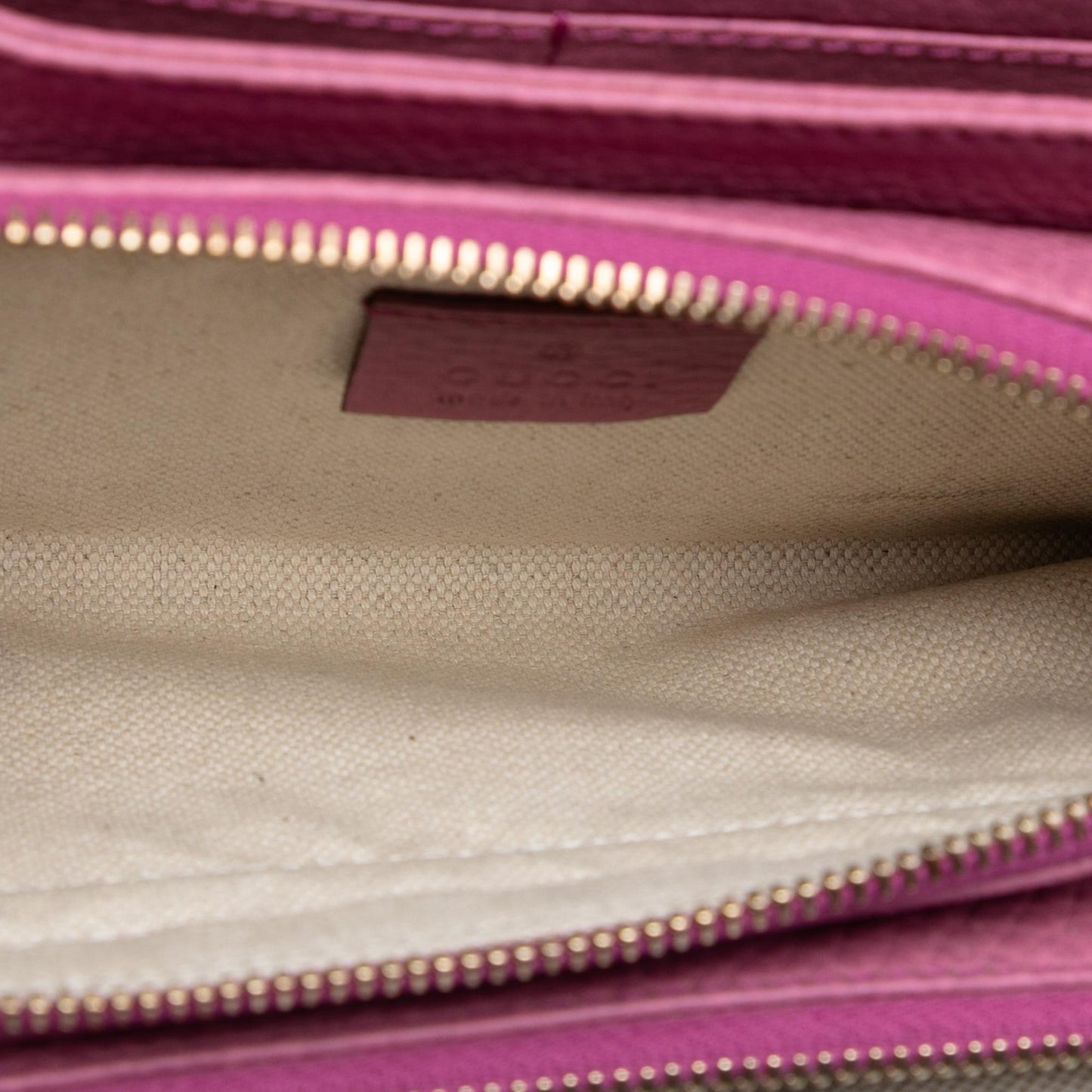 Gucci Pebbled Calfskin Piston Broadway Evening Bag