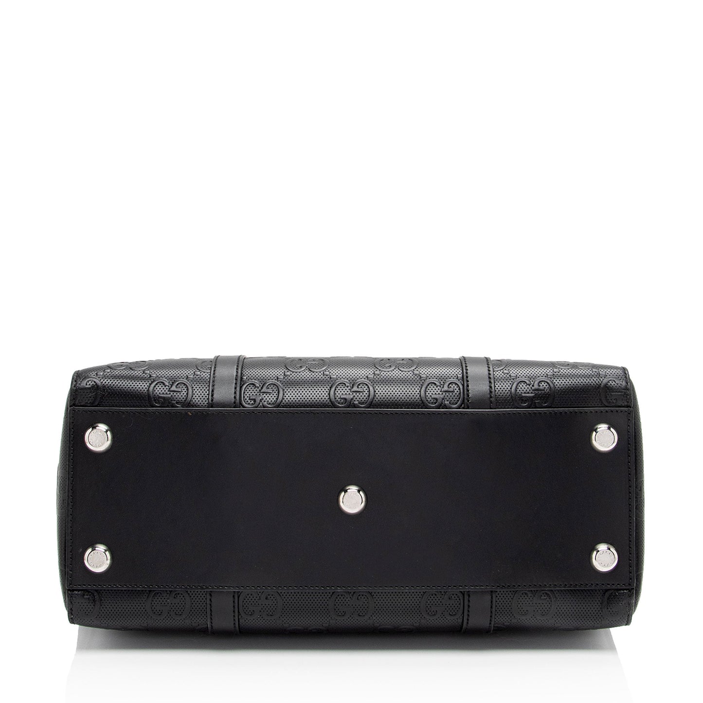 Gucci Perforated GG Embossed Zip Tote (SHF-Rjdpkd)