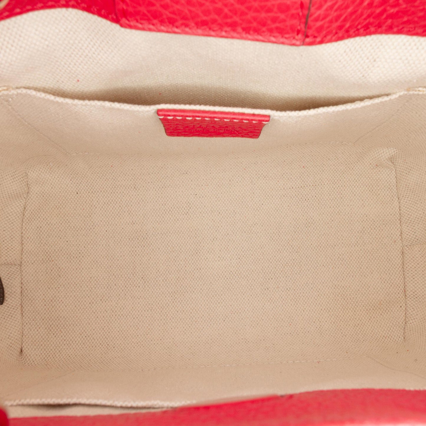 Gucci Small Bicolor Calfskin Bamboo Shopper Satchel