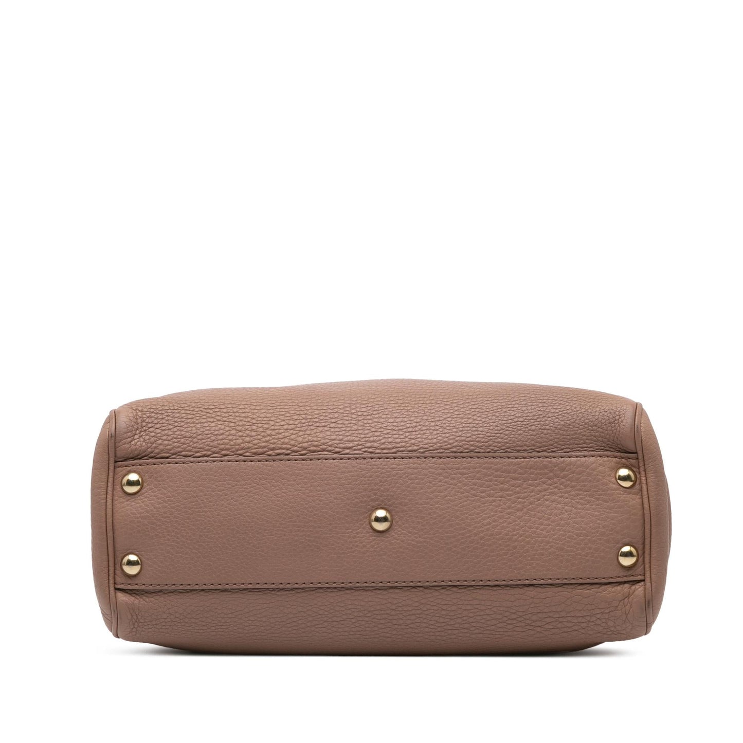Gucci Small Calfskin Bamboo Shopper Satchel