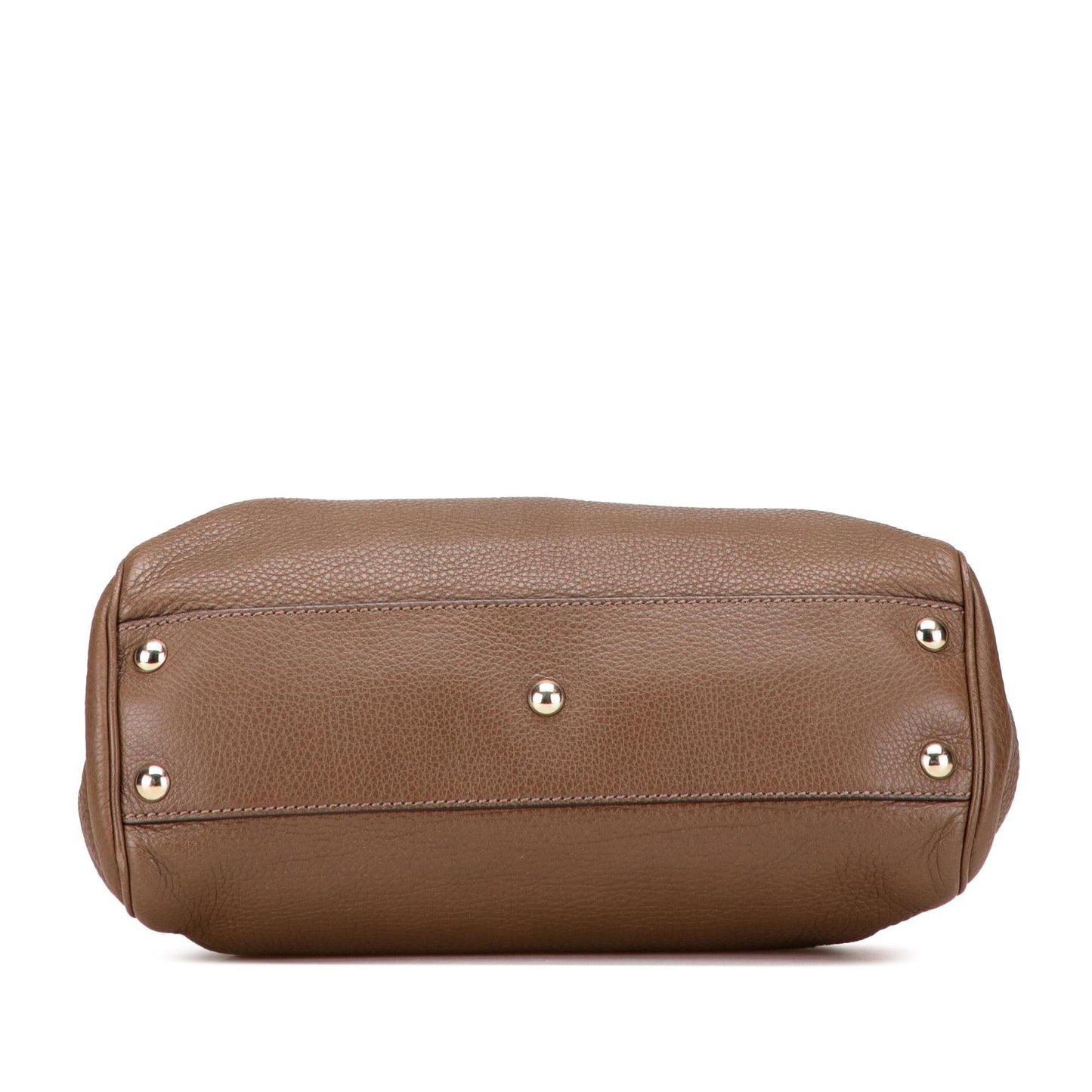 Gucci Small Calfskin Bamboo Shopper Satchel