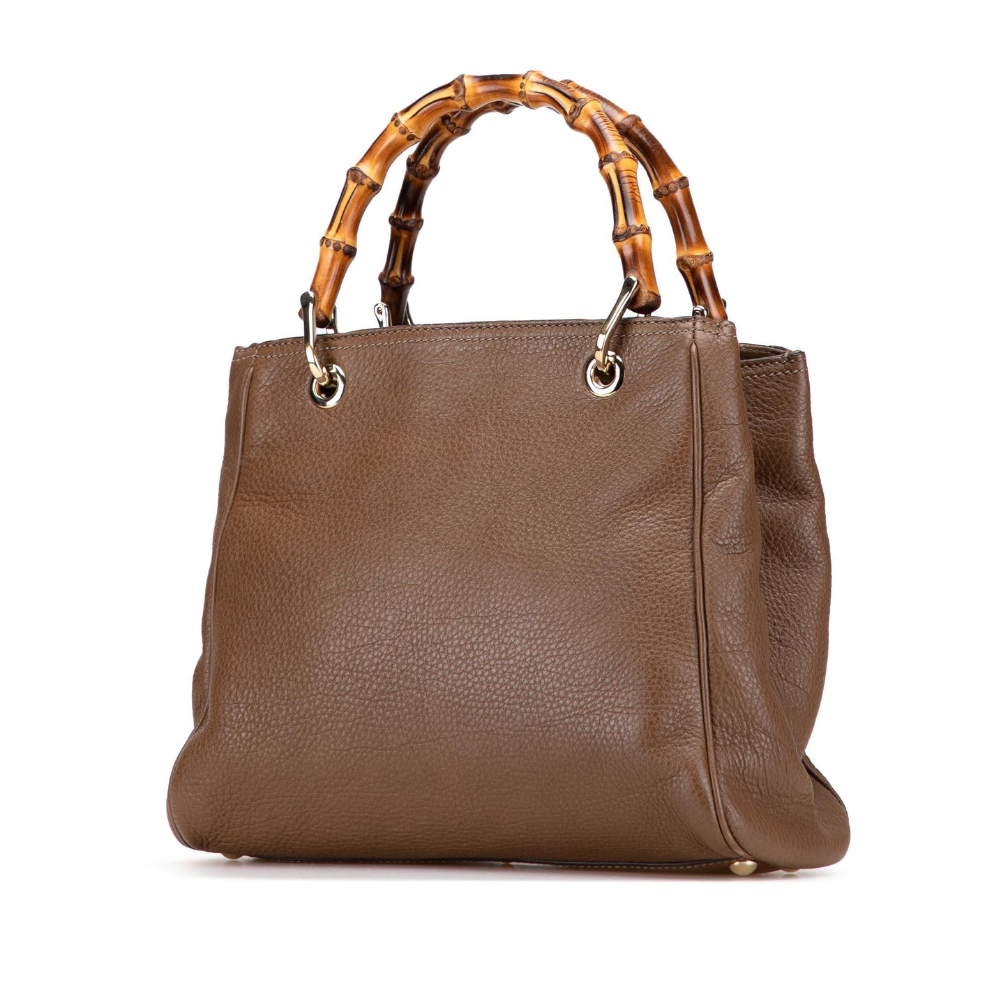 Gucci Small Calfskin Bamboo Shopper Satchel