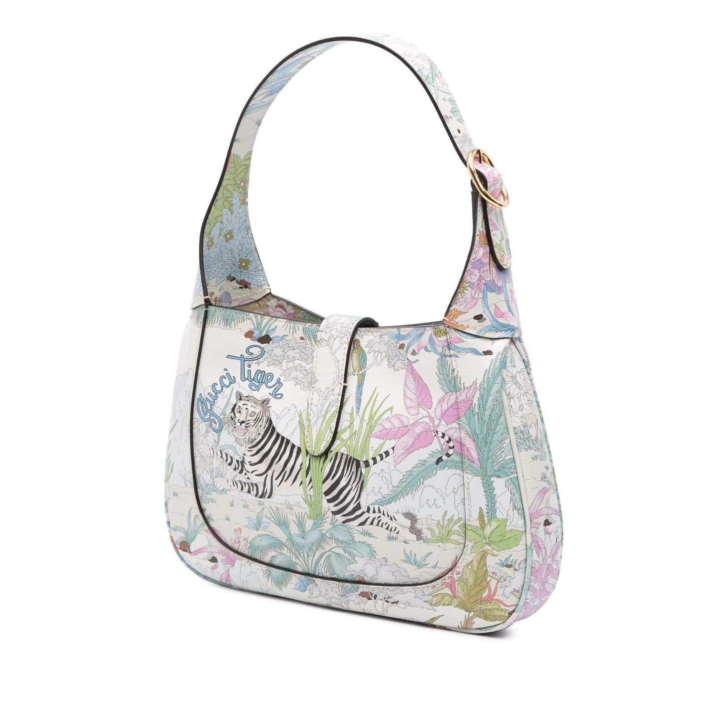 Gucci Small Calfskin Tiger Jackie 1961 Crossbody