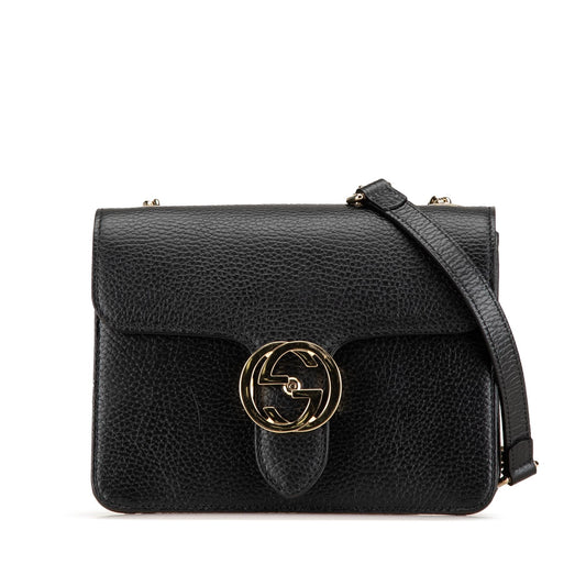 Gucci Small Dollar Calfskin Interlocking G Crossbody (SHG-bDu7A6)