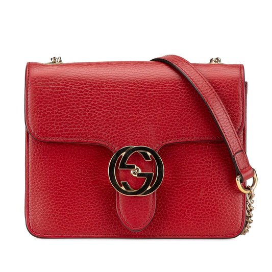 Gucci Small Dollar Calfskin Interlocking G Crossbody