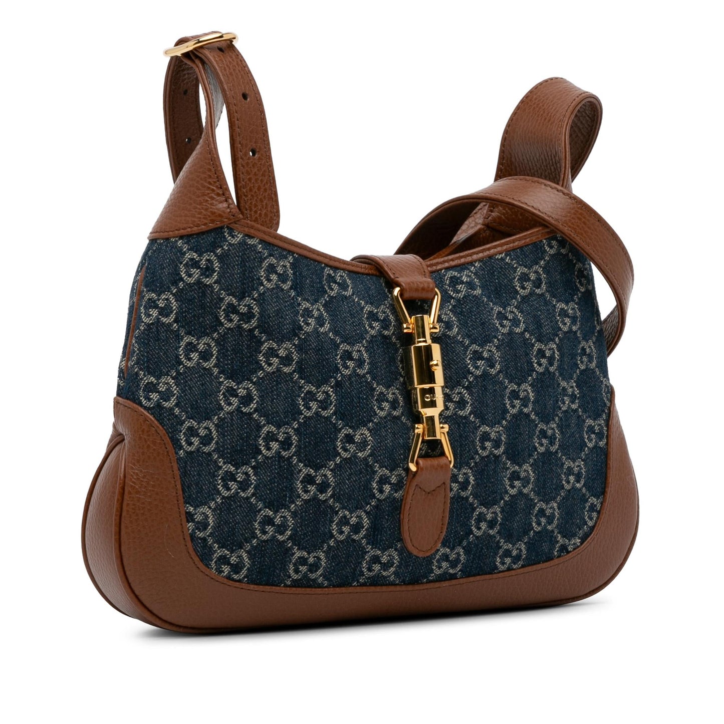 Gucci Small GG Denim Jackie 1961 (SHG-2taylF)