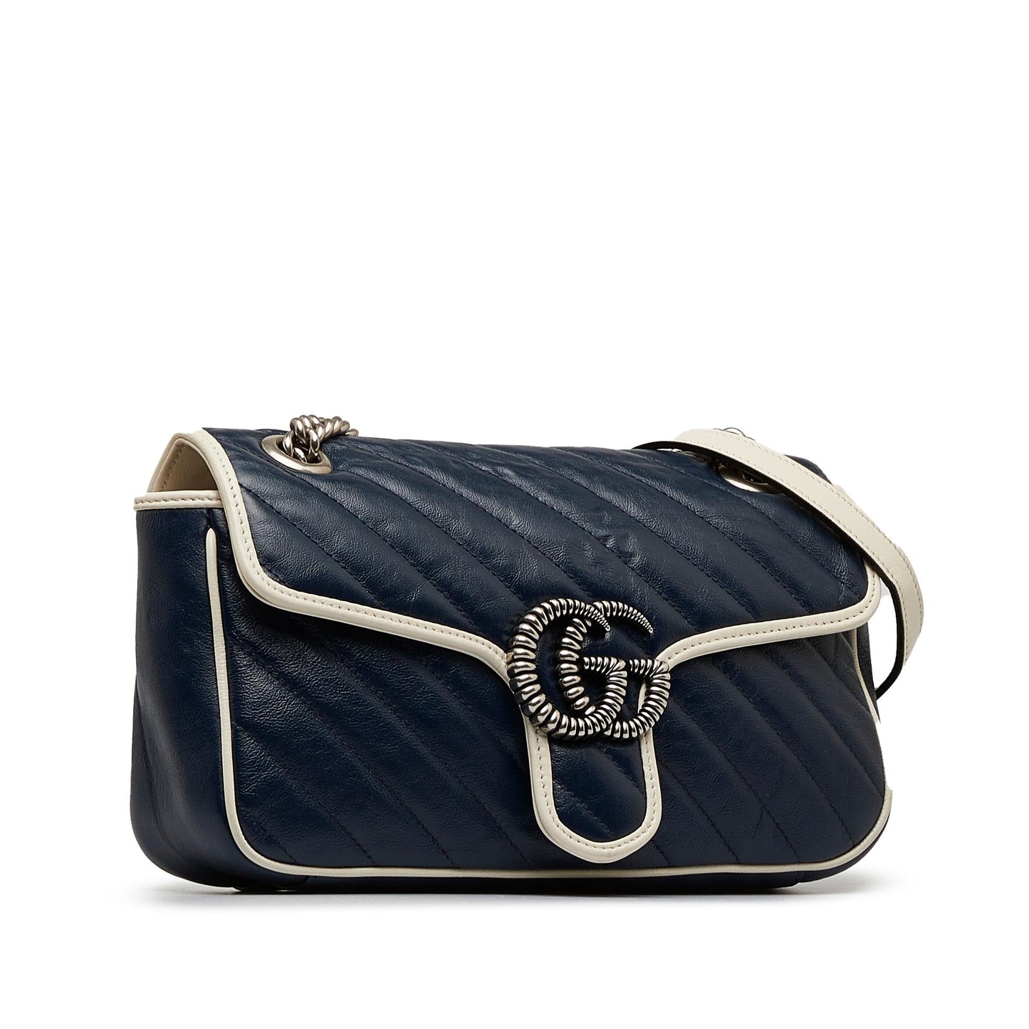 Gucci Small GG Marmont Matelasse Leather Torchon Crossbody (SHG-dHxU09)