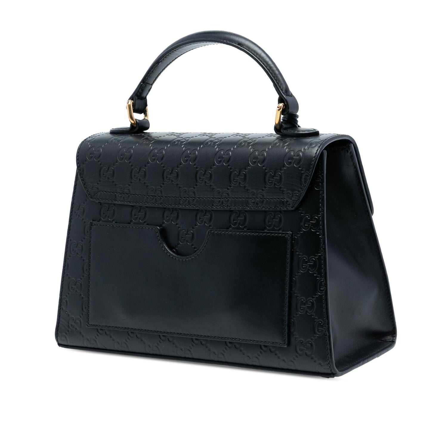 Gucci Small Guccissima Padlock Satchel