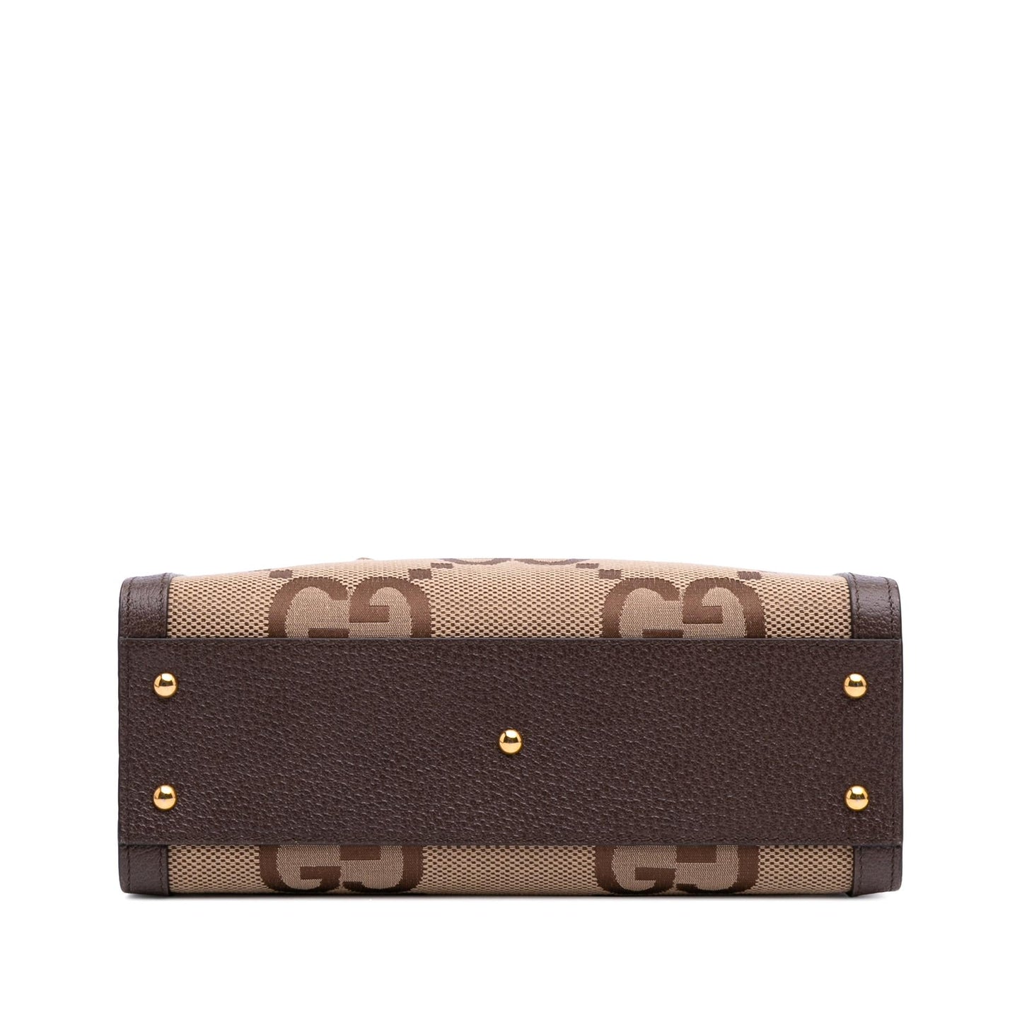 Gucci Small Jumbo GG Canvas Bamboo Diana Satchel