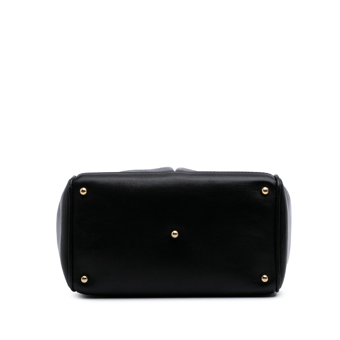 Gucci Small Leather Bamboo Satchel