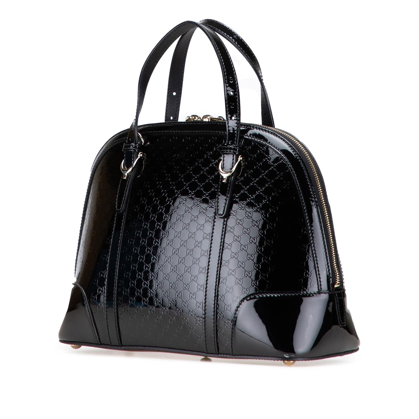 Gucci Small Microguccissima Patent Nice Satchel