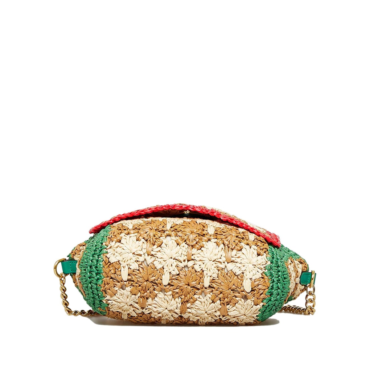 Gucci Small Raffia GG Marmont Crossbody (SHG-sRQ7mp)