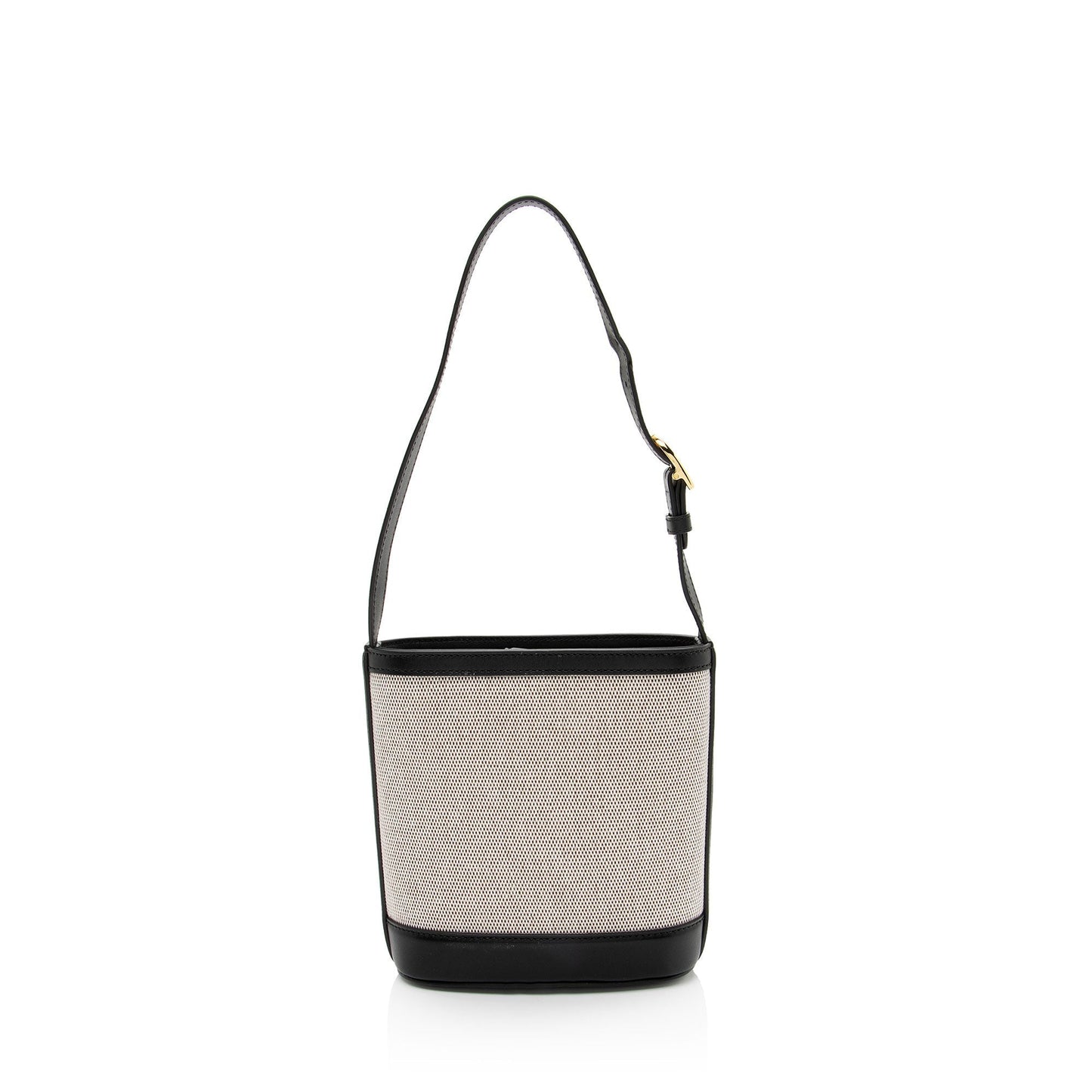 Gucci Toile Leather Gucci 73 Small Bucket Bag