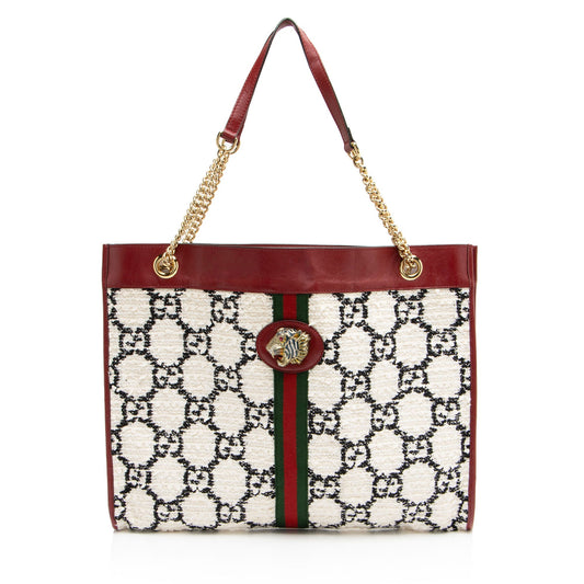 Gucci GG Tweed Rajah Large Tote