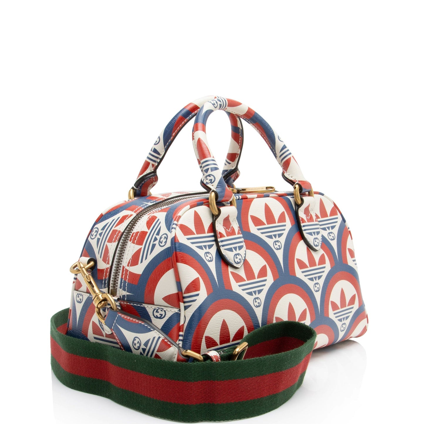Gucci x Adidas Calfskin Interlocking G Mini Duffle