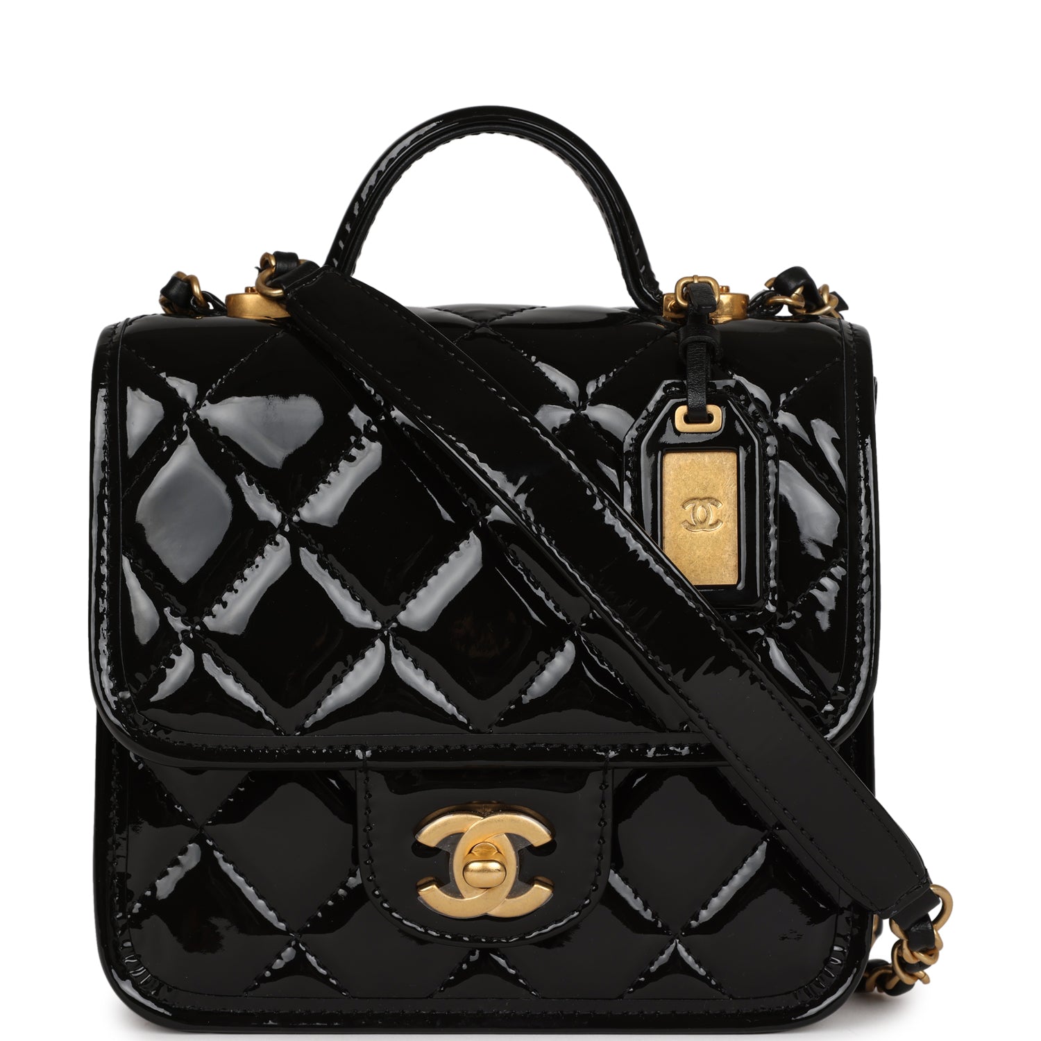Chanel School Memory Square Flap Bag - Rovelle Bags