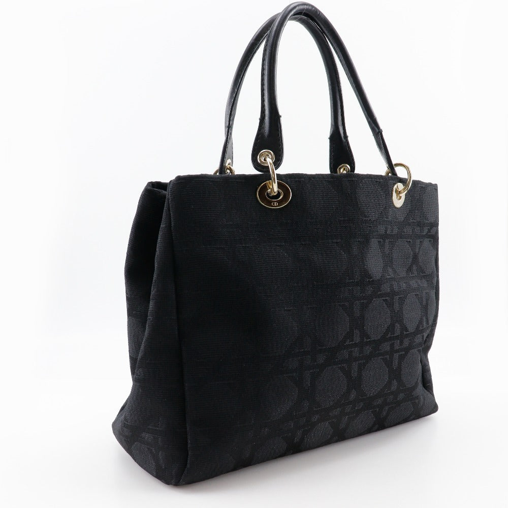 Christian Dior Tote Bag JCA449449 Nylon canvas black Canage Women