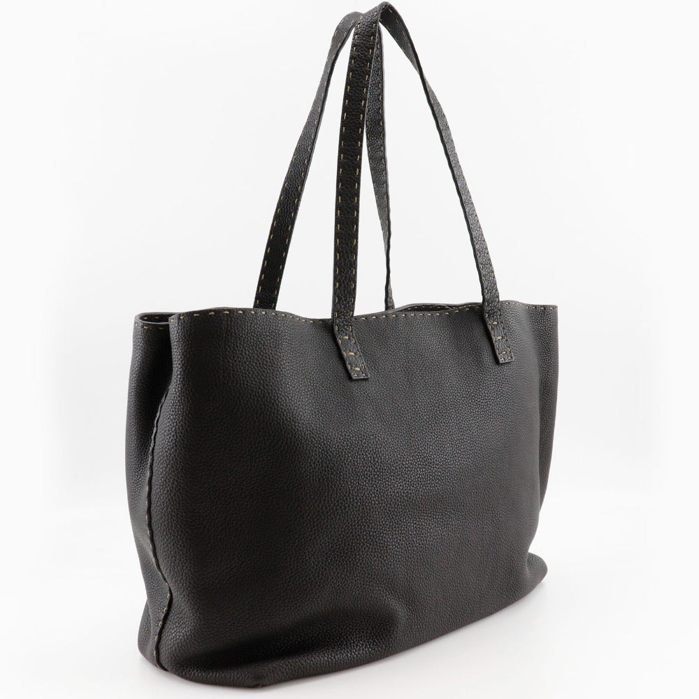 FENDI Tote Bag 7VA282 leather Brown Celeria unisex(Unisex)