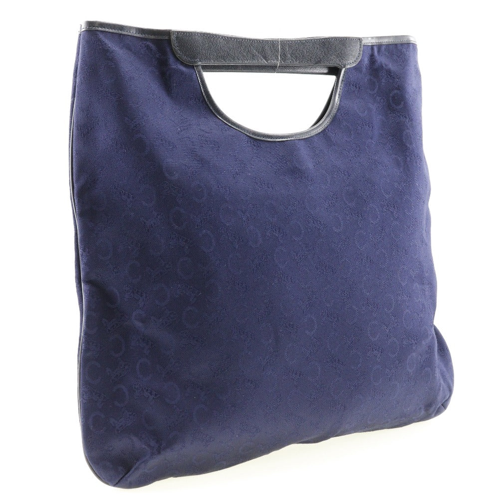 CELINE Handbag leather Navy Women