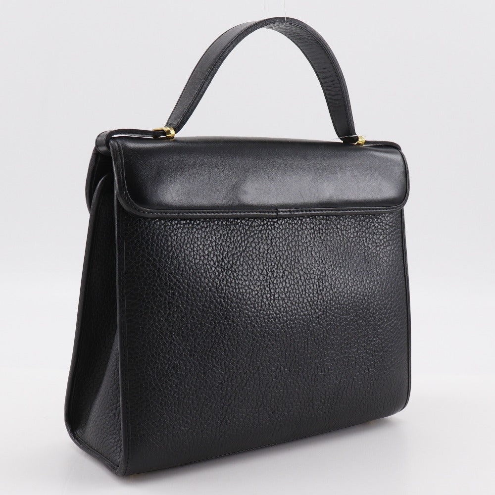 Christian Dior Handbag Calfskin black One handle CD logo Women