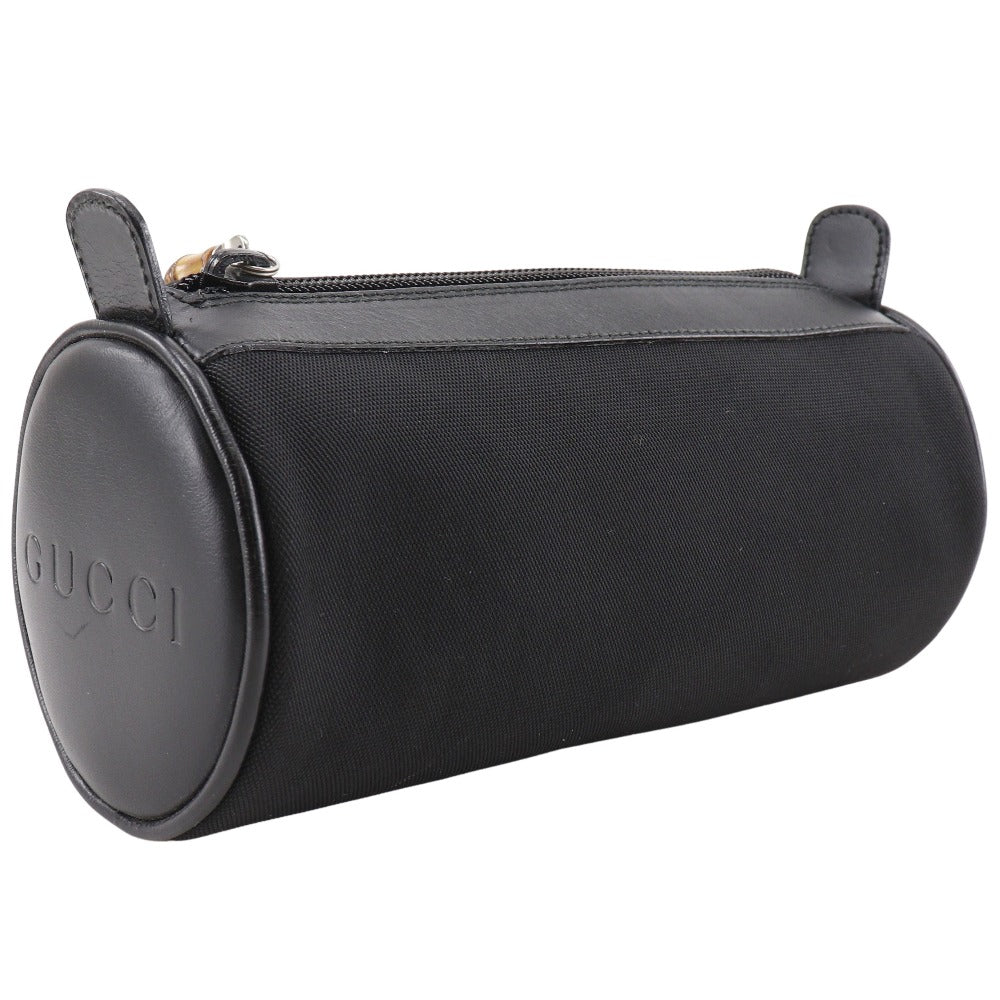 Gucci Bamboo Nylon Canvas Pouch