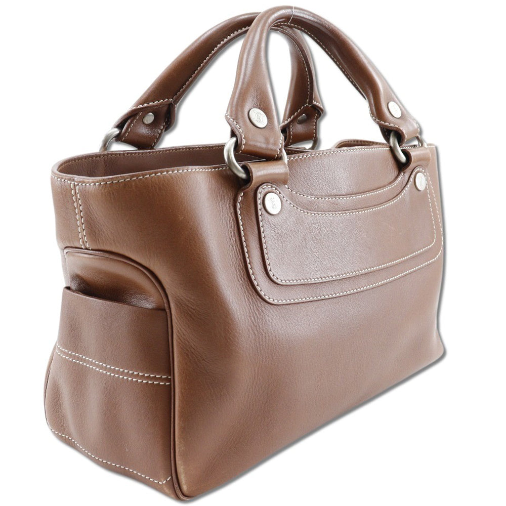 CELINE Handbag Calfskin Brown Boogie bag Women
