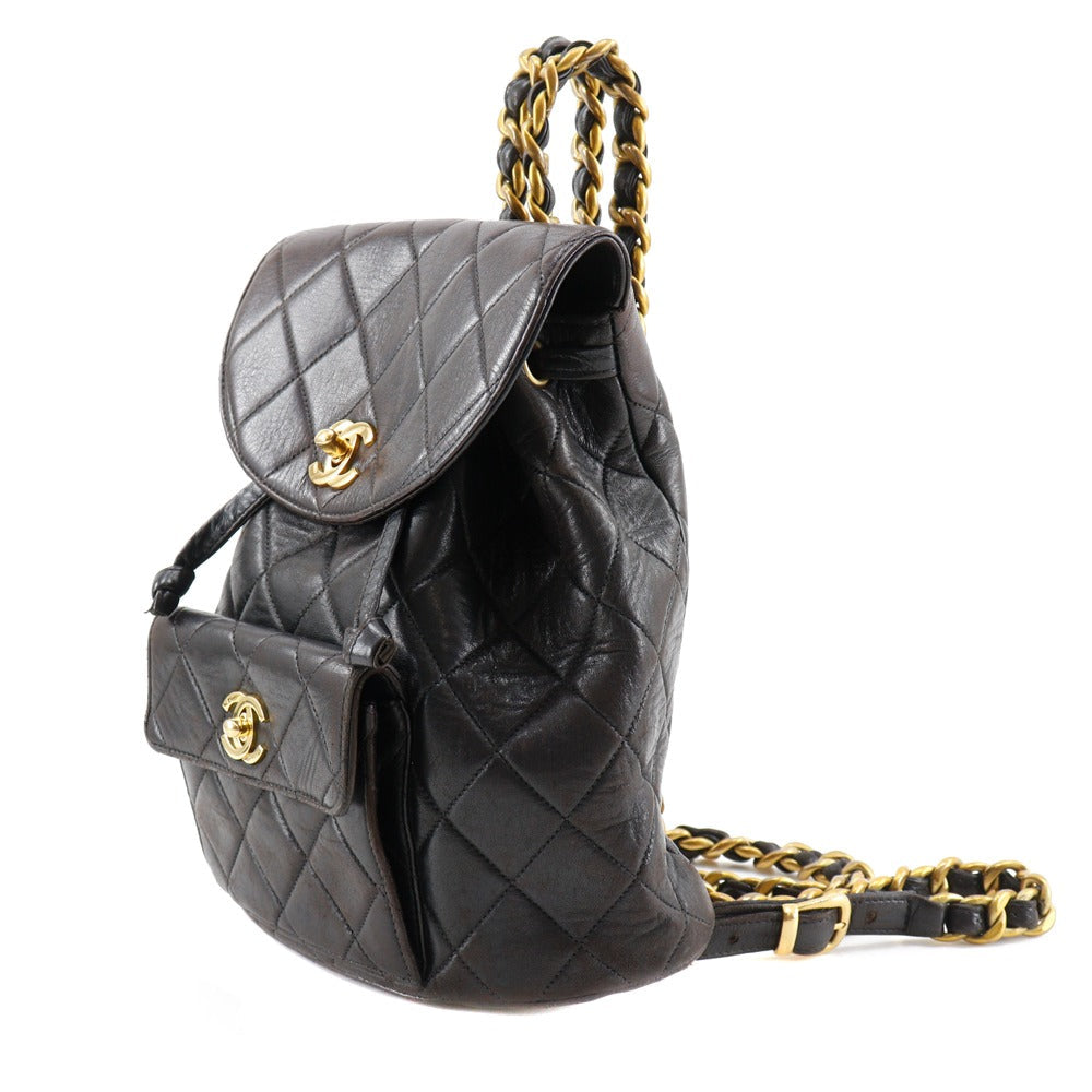 Chanel Matelasse Lambskin Backpack Backpack - Rovelle Bags