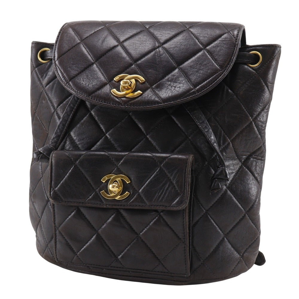 Chanel Matelasse Lambskin Backpack Backpack - Rovelle Bags