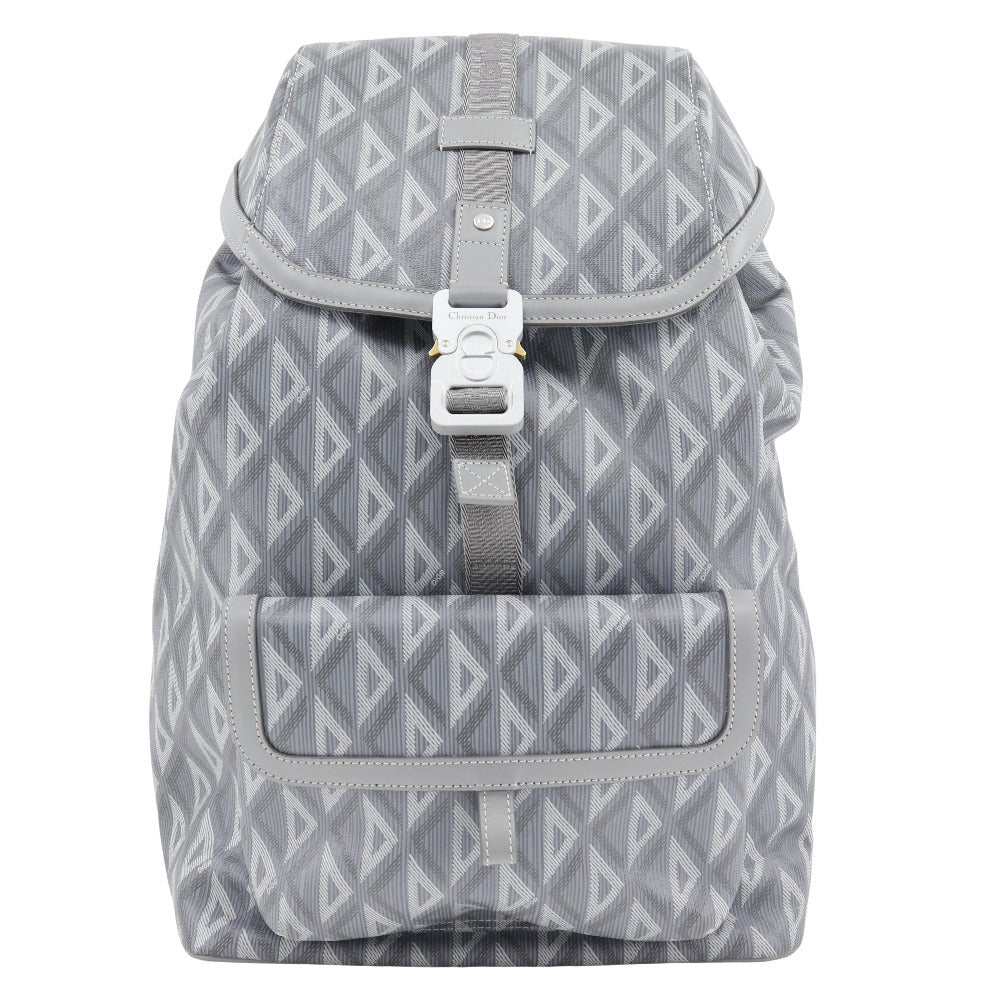 Christian Dior Backpack 1ESBA021CDP PVC gray Backpack HIT THE ROAD mens