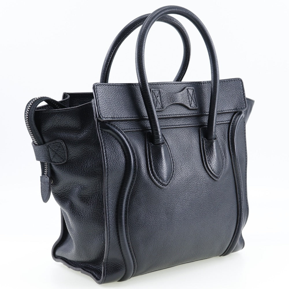 CELINE Handbag Calfskin black Micro shopper Luggage Women