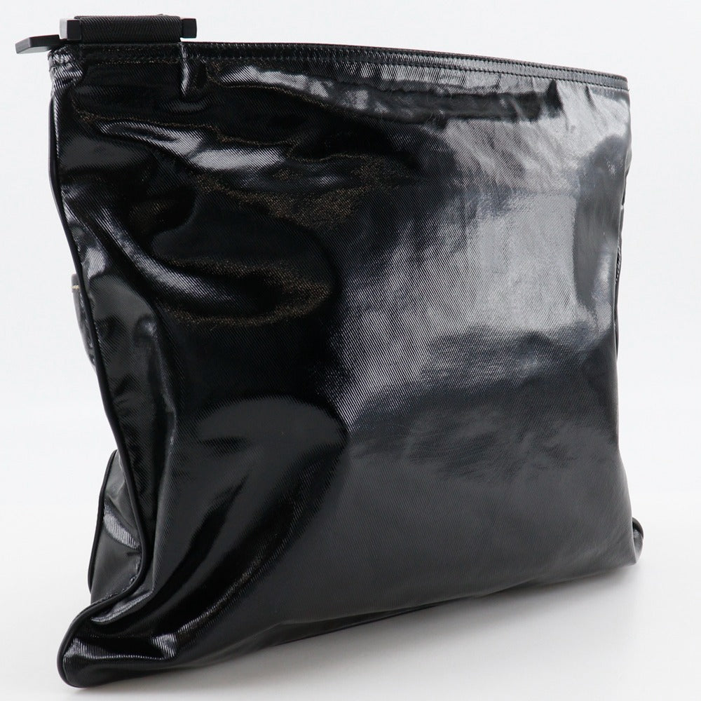 Gucci Crest Emblem PVC Shoulder Bag