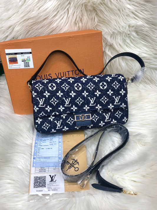 Louis Vuitton Crossbody Bag – Premium Women Bag (Blue)
