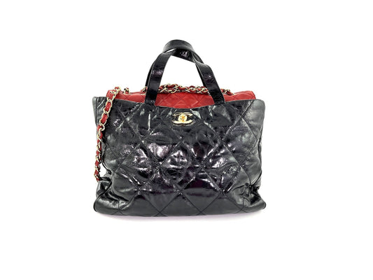 Chanel Black Portobello Quilted Tote Tote Bag - Rovelle Bags