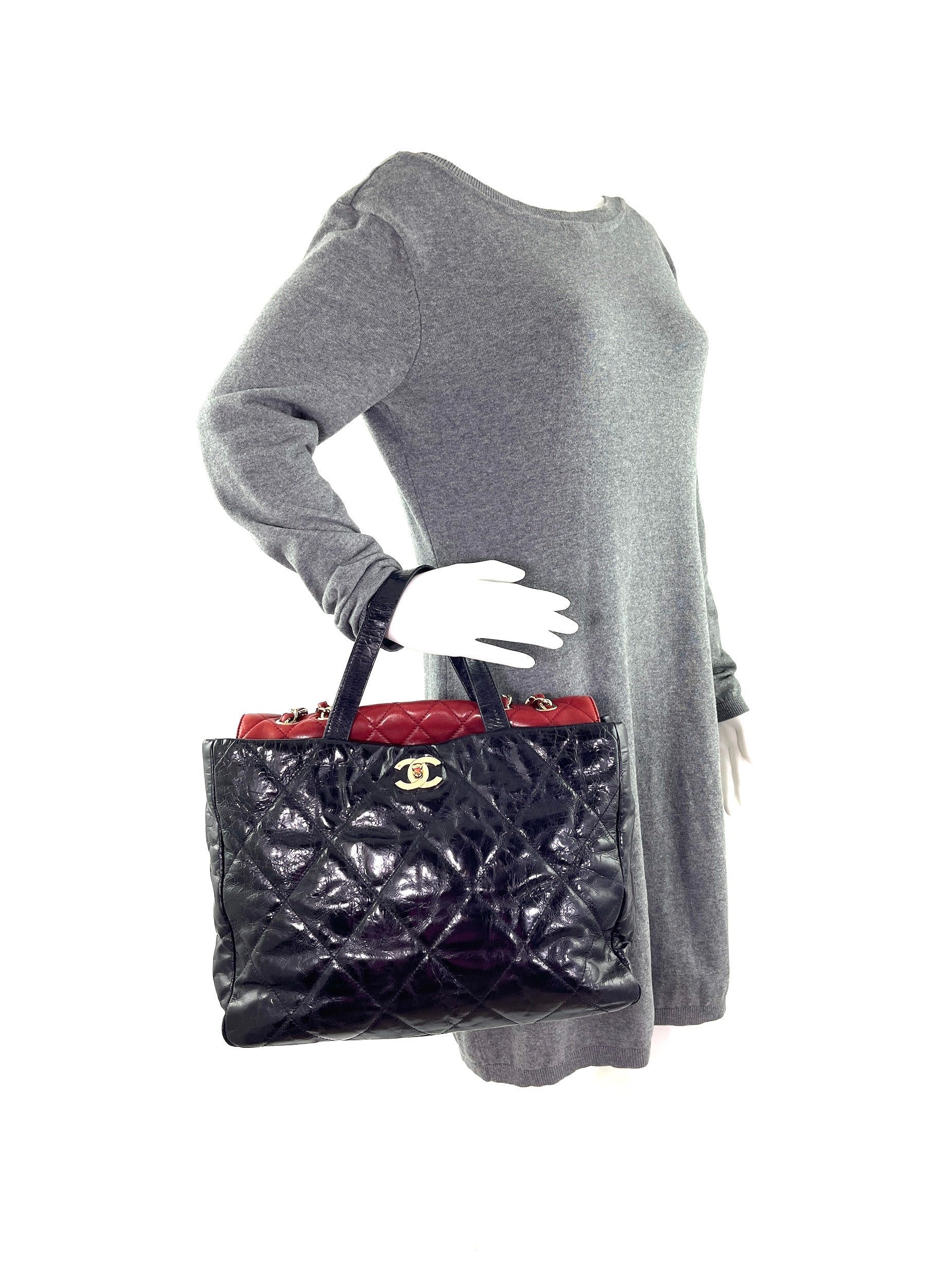 Chanel Black Portobello Quilted Tote Tote Bag - Rovelle Bags