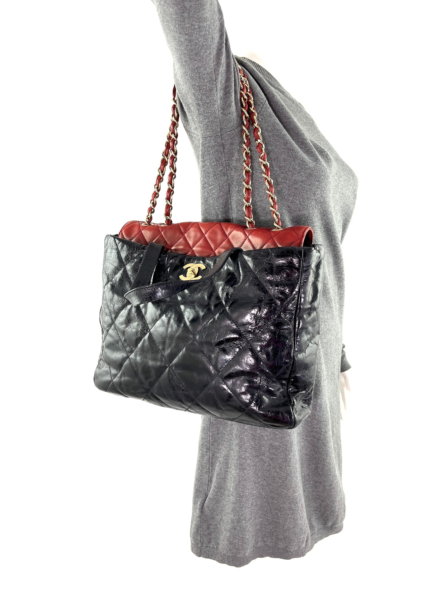 Chanel Black Portobello Quilted Tote Tote Bag - Rovelle Bags