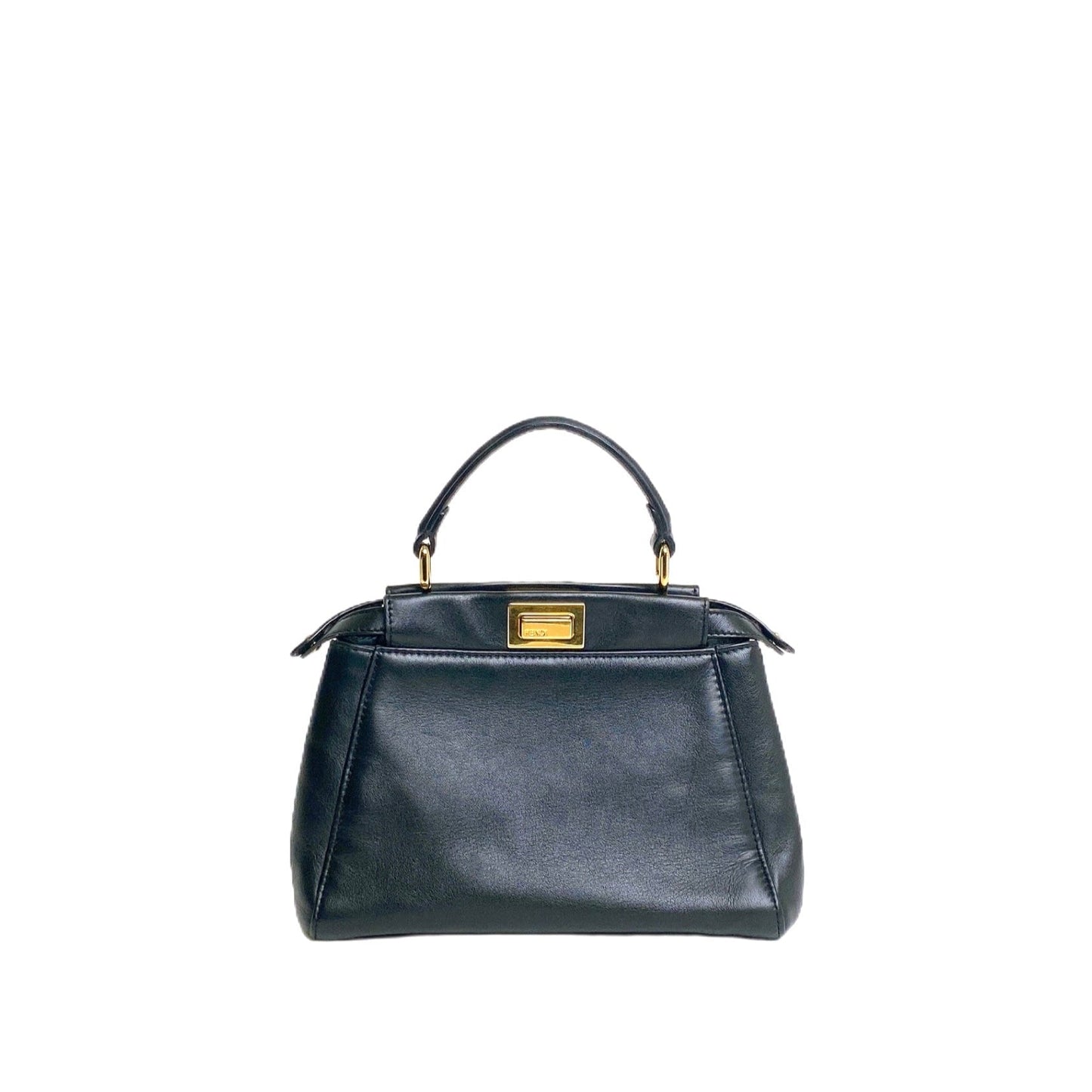 Fendi Peekaboo Leather Red Handbag Style 44