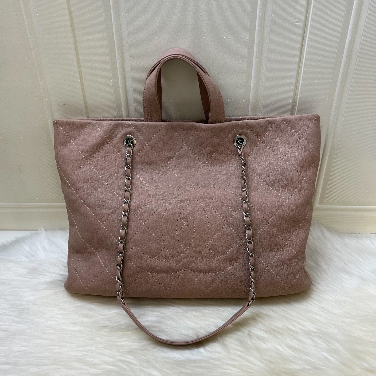 Chanel Large Quilted Tote Tote Bag - Rovelle Bags