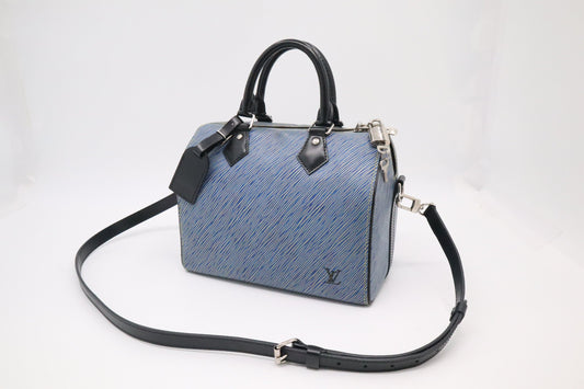 Louis Vuitton Speedy in Blue Epi Denim Leather