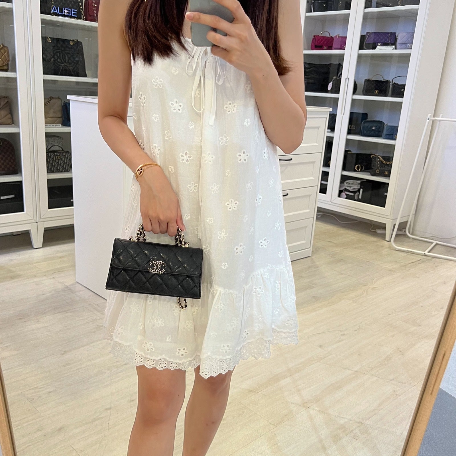 Chanel 25S Top Handle Kelly Clutch Clutch Bag - Rovelle Bags