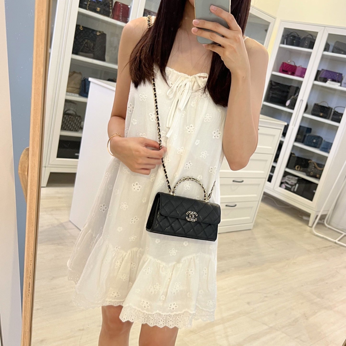 Chanel 25S Top Handle Kelly Clutch Clutch Bag - Rovelle Bags