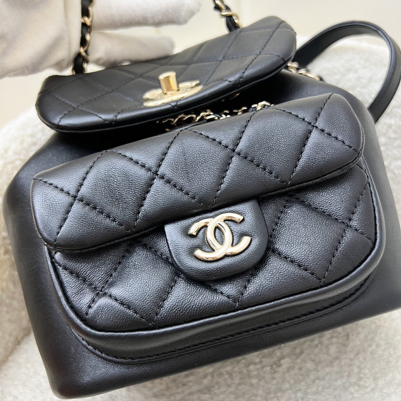 Chanel Duma Mini Backpack in Black Backpack - Rovelle Bags